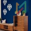 Close-up of stain-resistant wall painted with Apcolite Premium Emulsion